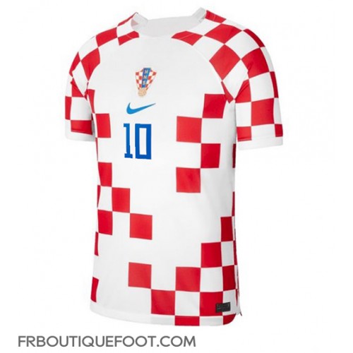 Maillot de foot Croatie Luka Modric #10 Domicile vêtements Monde 2022 Manches Courtes